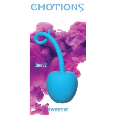 Голубой стимулятор-вишенка со смещенным центром тяжести Emotions Sweetie, фото