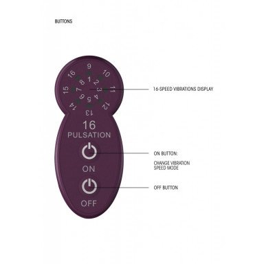Фиолетовый универсальный массажер Silicone Massage Wand - 20 см. фото 3