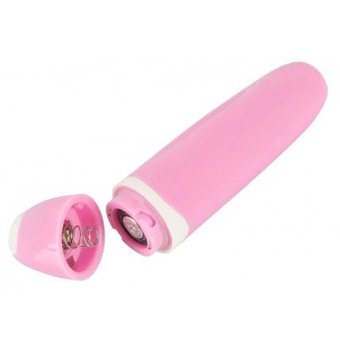 Нежно-розовая двойная вибронасадка на палец Vibrating Finger Extension - 17 см. фото 7