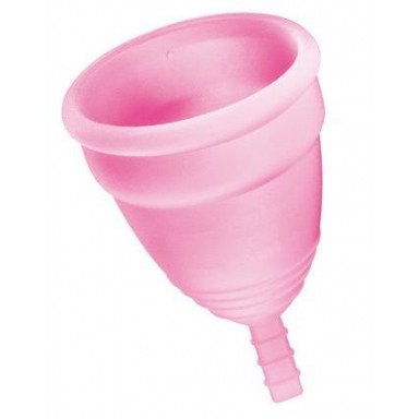 Розовая менструальная чаша Yoba Nature Coupe - размер L, фото