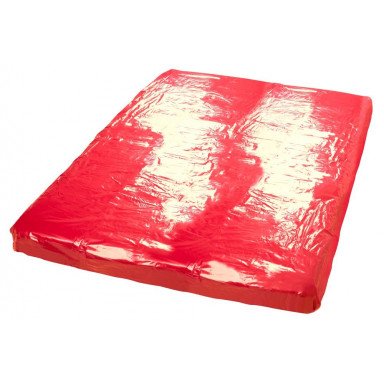 Красная виниловая простынь Vinyl Bed Sheet фото 2