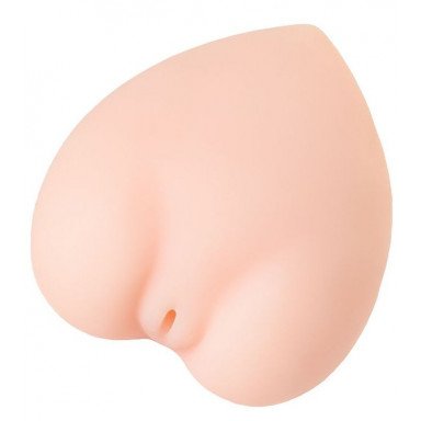 Телесный мастурбатор-вагина в форме сердца, фото
