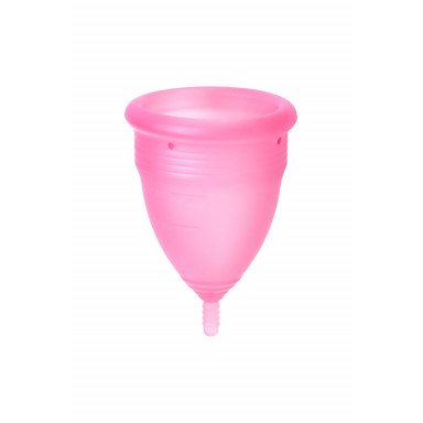 Розовая менструальная чаша - размер S фото 3