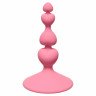 Розовая анальная пробка Sweetheart Plug Pink - 10 см., фото