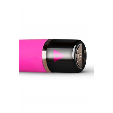 Розовый силиконовый мини-вибратор Lil Gspot - 13 см. фото 7