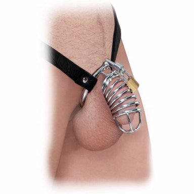 Кольцо верности Extreme Chastity Belt с фиксацией головки, фото