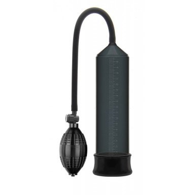 Черная вакуумная помпа Erozon Penis Pump с грушей, фото