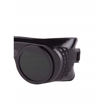 Чёрная латексная маска Крюгер с чёрными окошками фото 2