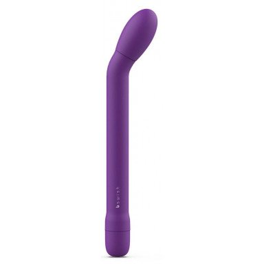 Фиолетовый G-стимулятор с вибрацией Bgee Classic - 18 см., фото