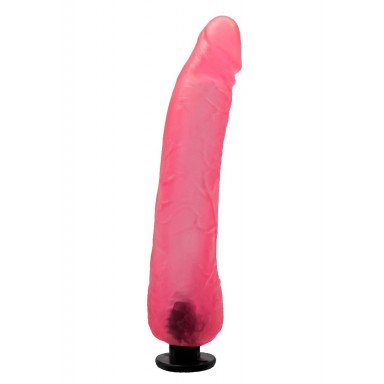 Реалистичная насадка Harness розового цвета - 20 см., фото