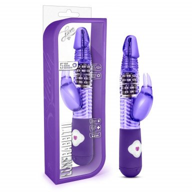 Фиолетовый вибратор с клиторальной стимуляцией Luxe Rabbit 2 - 26 см. фото 3