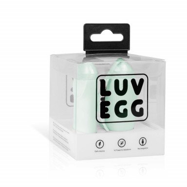 Мятное виброяйцо LUV EGG с пультом ДУ фото 4
