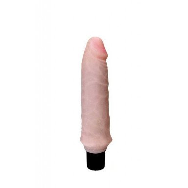 Вибратор телесного цвета Realistic Cock Vibe - 15,5 см., фото