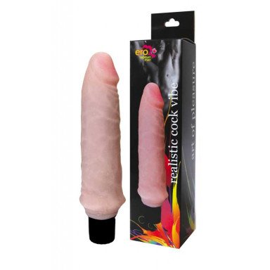 Вибратор телесного цвета Realistic Cock Vibe - 15,5 см. фото 4