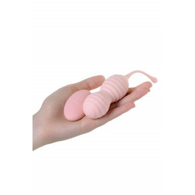 Нежно-розовые вагинальные шарики ZEFYR с пультом ДУ фото 9