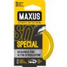 Презервативы с точками и рёбрами в железном кейсе MAXUS Special - 3 шт., фото