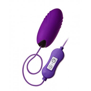 Фиолетовое виброяйцо с пультом управления A-Toys Cony, работающее от USB, фото