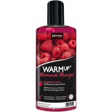 Массажное масло с ароматом малины WARMup Raspberry - 150 мл., фото
