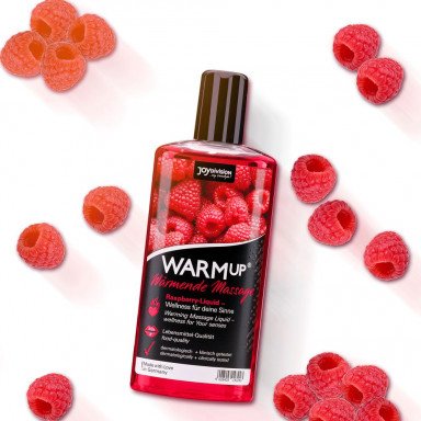 Массажное масло с ароматом малины WARMup Raspberry - 150 мл. фото 2