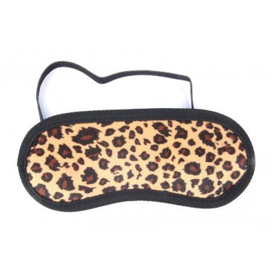Леопардовая маска на резиночке, фото
