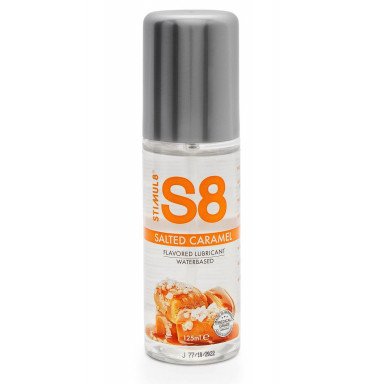 Смазка на водной основе S8 Flavored Lube со вкусом соленой карамели - 125 мл., фото