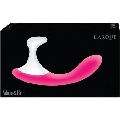 Розовый вибростимулятор простаты LArque Prostate Massager - 17,8 см. фото 3