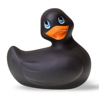 Черный вибратор-уточка I Rub My Duckie 2.0, фото