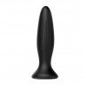 Черная анальная вибропробка Mr Play - 12,8 см., фото