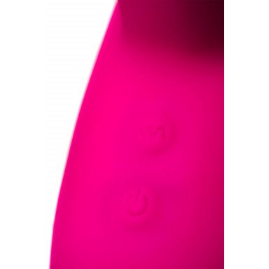 Розовый вибратор с клиторальным стимулятором L EROINA - 17 см. фото 8