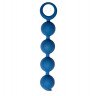 Синяя анальная цепочка Appulse - 15 см., фото