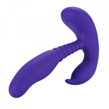 Фиолетовый стимулятор простаты Anal Pleasure Dual Vibrating Prostate Stimulator - 13,5 см. фото 2