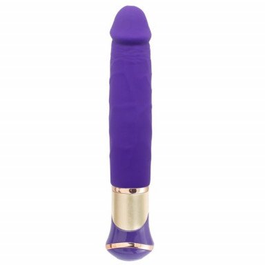 Фиолетовый вибратор ECSTASY Deluxe Rowdy Dong - 21,5 см., фото