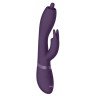 Фиолетовый вибромассажер-кролик Nilo - 22 см., фото