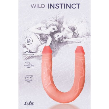 Двусторонний фаллоимитатор Wild Instinct - 47,6 см. фото 3