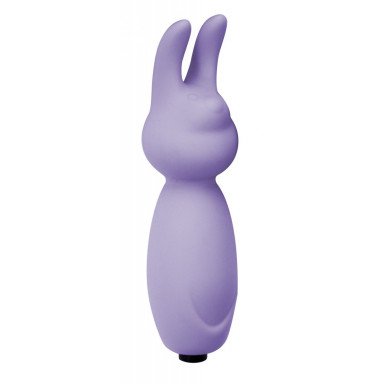 Фиолетовый мини-вибратор с ушками Emotions Funny Bunny Lavender фото 3