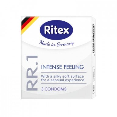 Классические презервативы RITEX INTENSE FEELING - 3 шт., фото