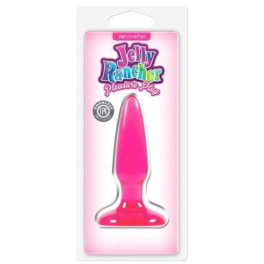 Розовая анальная мини-пробка Jelly Rancher Pleasure Plug Mini - 8,1 см., фото