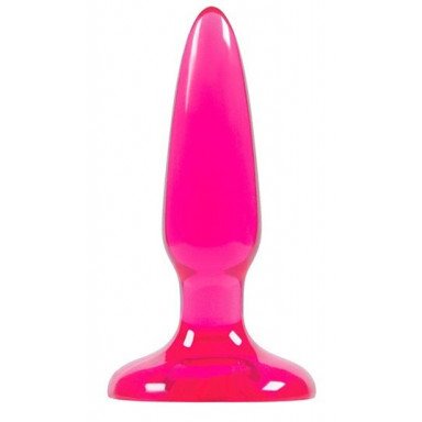 Розовая анальная мини-пробка Jelly Rancher Pleasure Plug Mini - 8,1 см. фото 2