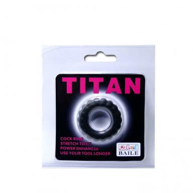 Эреционное кольцо с крупными ребрышками Titan фото 5