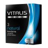 Классические презервативы VITALIS PREMIUM natural - 3 шт., фото
