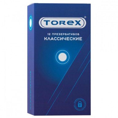 Гладкие презервативы Torex Классические - 12 шт., фото