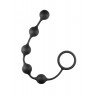Чёрная анальная цепочка Classic Anal Beads - 31,5 см., фото