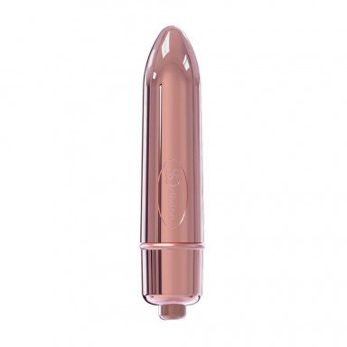 Розовая гладкая вибропуля So Divine Halo Bullet Vibrator - 8 см., фото