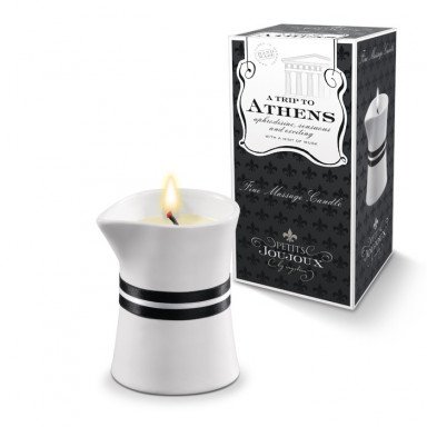 Массажное масло в виде малой свечи Petits Joujoux Athens с ароматом муската и пачули, фото