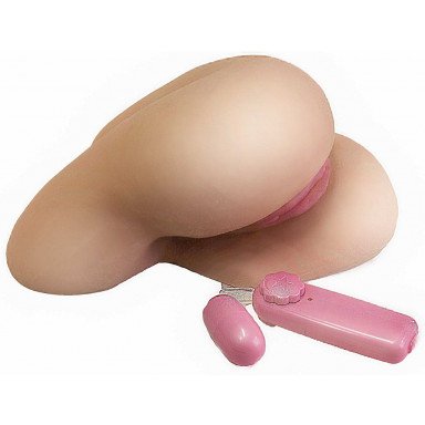 Реалистичная вагина с выносным пультом управления вибрацией, фото