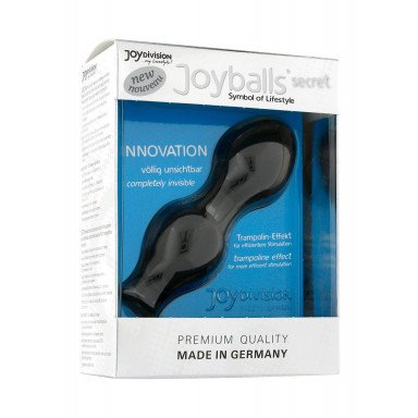 Чёрные вагинальные шарики Joyballs Secret фото 2