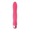 Розовый эргономичный вибратор Sexy Friend - 17,5 см., фото