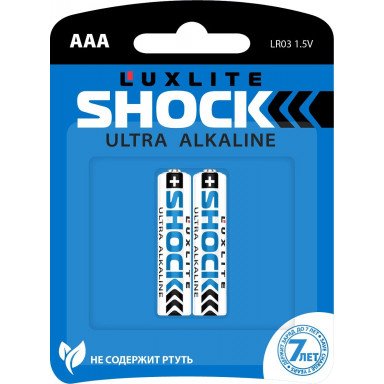 Батарейки Luxlite Shock (BLUE) типа ААА - 2 шт., фото
