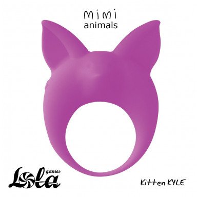 Фиолетовое эрекционное кольцо Kitten Kyle фото 2