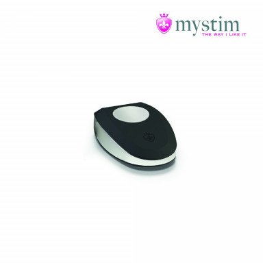 Черная пробка Mystim Rocking Vibe S с возможностью подключения к электростимулятору - 9,7 см. фото 3